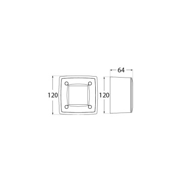 APLIQUE-EXTRALETI-100-3S1-000-GREY-LED-2