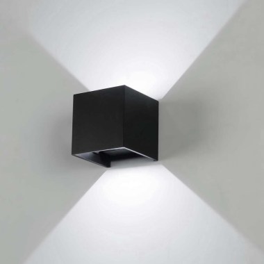 Aplique-LED-Cubo-preto-Ângulo-Ajustável-3W-3W
